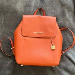 Michael Kors Hayes Medium Leather Backpack